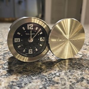 Tiffany & Co Desk/Travel Clock with Alarm